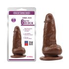 Фаллоимитатор реалистичный с присоской Chisa Ballsy Super Cock JUMBO JACK коричневый вид 2