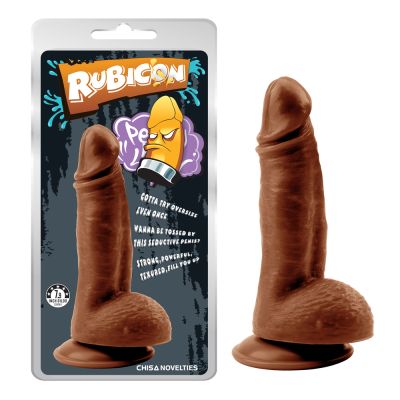 Фалоімітатор реалістичний Chisa Rubicon Mighty Ravage Penis, коричневий 20 см * 4.3 см