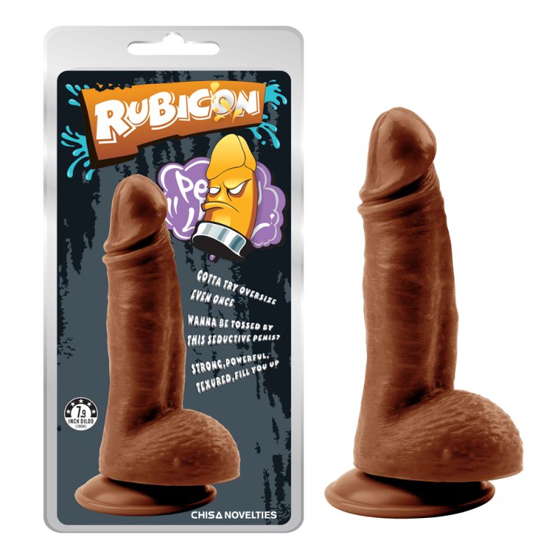Фаллоимитатор реалистичный Chisa Rubicon Mighty Ravage Penis, коричневый 20 см * 4.3 см вид 2