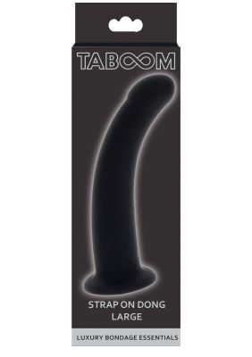 Фаллоимитатор страпон Taboom Luxury Bondage Essentials Strap-On Dong Large черный, 16 см х 3.8 см