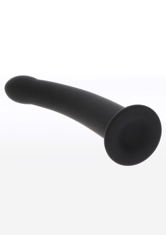 Фаллоимитатор страпон Taboom Strap-On Dong Medium черного цвета, 14 см х 3.3 см вид 4