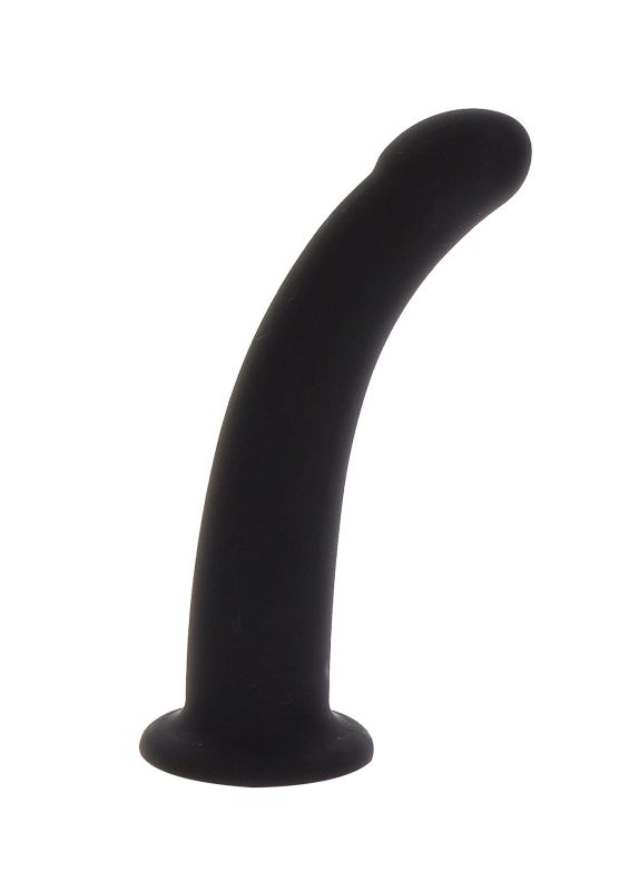 Фаллоимитатор страпон Taboom Strap-On Dong Medium черного цвета, 14 см х 3.3 см вид 3