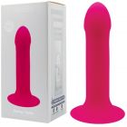 Фалоімітатор термореактивний Adrien Lastic Hitsens 2 подвійний щільності, на присосці, рожевий вид 2