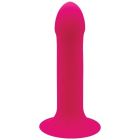 Фалоімітатор термореактивний Adrien Lastic Hitsens 2 подвійний щільності, на присосці, рожевий вид 3