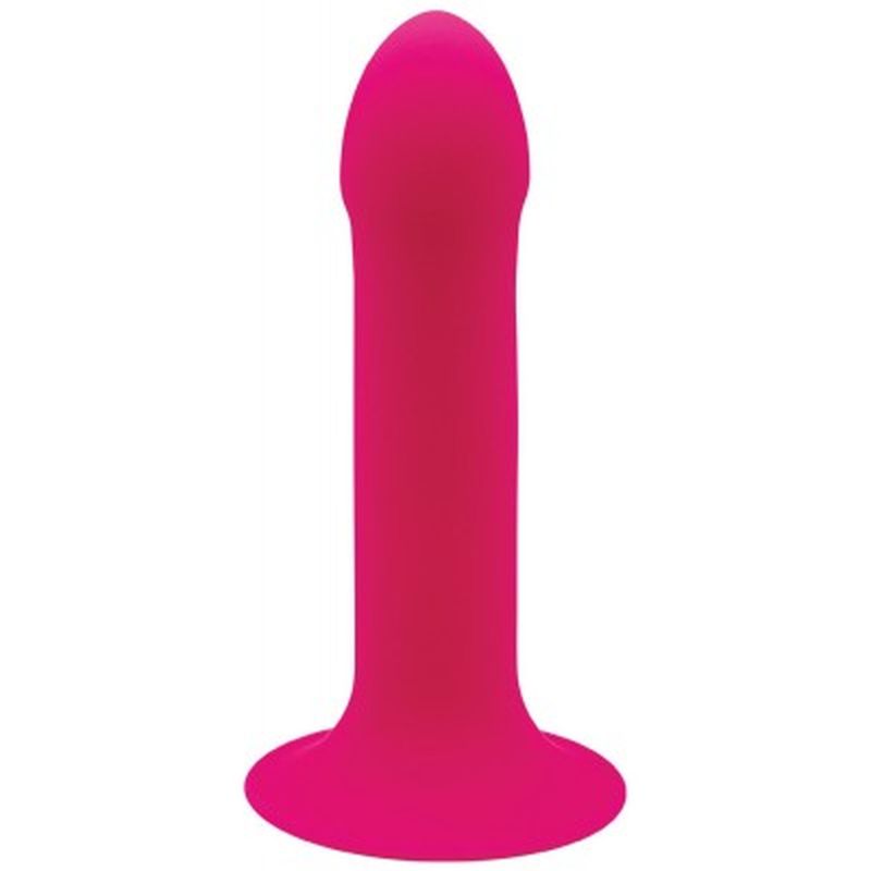 Фаллоимитатор термореактивный Adrien Lastic Hitsens 2 двойной плотности, на присоске, розовый вид 3