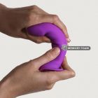 Фалоімітатор термореактивний Adrien Lastic Hitsens 3 фіолетовий вид 3