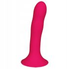 Фалоімітатор термореактивний Adrien Lastic Hitsens 4 на присосці, рожевий вид 2