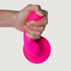 Фалоімітатор термореактивний Adrien Lastic Hitsens 4 на присосці, рожевий вид 4