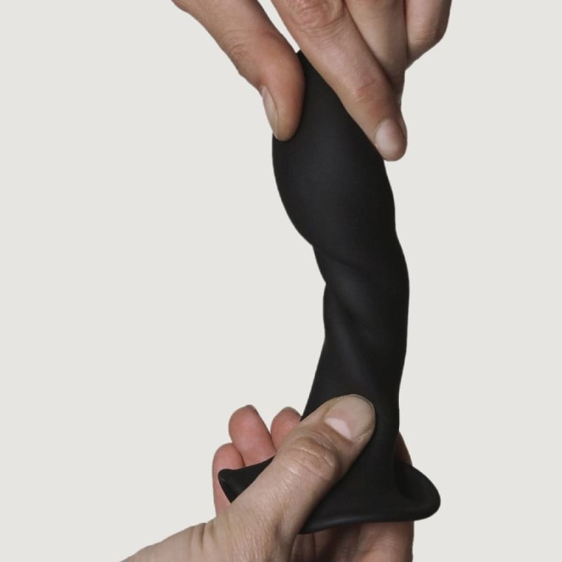 Фалоімітатор термореактивний Adrien Lastic Hitsens 5 чорний вид 5