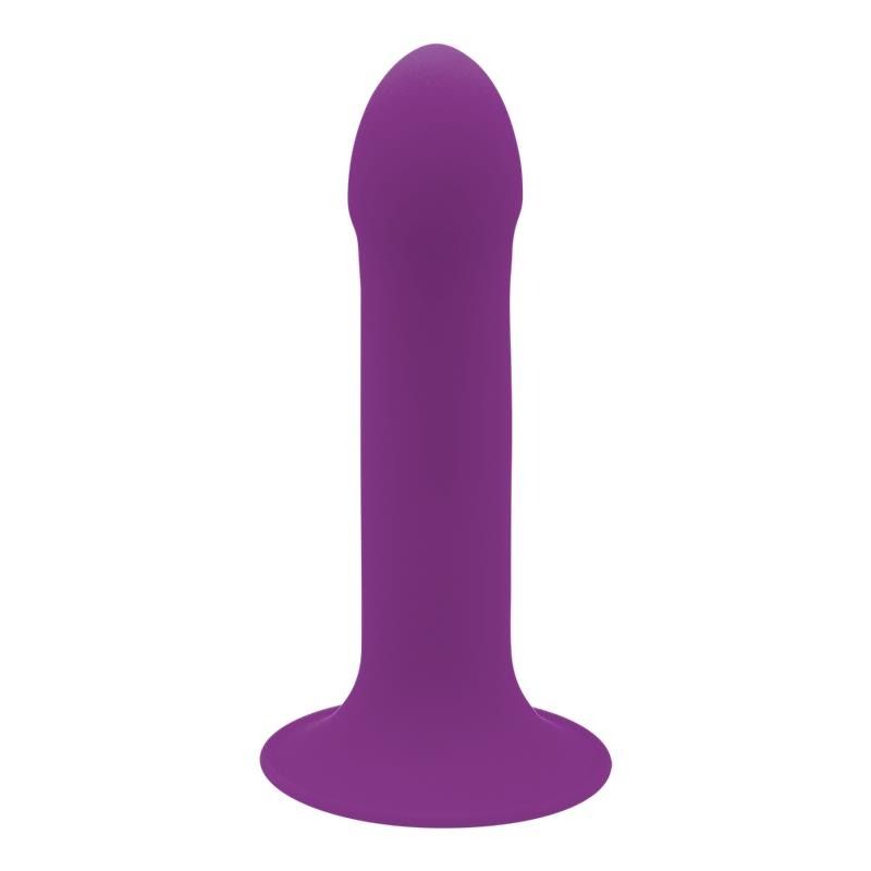 Фалоімітатор термореактивний Adrien Lastic Hitsens 6 на присосці, фіолетовий вид 2