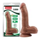 Фаллоимитатор мулат Chisa Fashion Dude 7.9 Cock с мошонкой на присоске вид 2