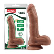 Фаллоимитатор мулат Chisa Fashion Dude 7.9 Cock с мошонкой на присоске