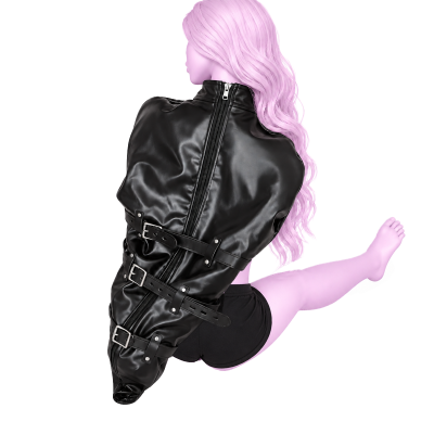 Фіксатор на руки через шию Ds Fetish Sexy bondage gloves екокожа