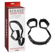 Фиксаторы широкие Chisa Behave!Open Wide Restraints, черные