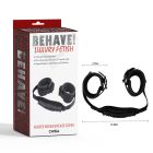 Фіксатори для рук Chisa Behave! Ignite Your Fantasy Cuffs з тримачем, чорні вид 7