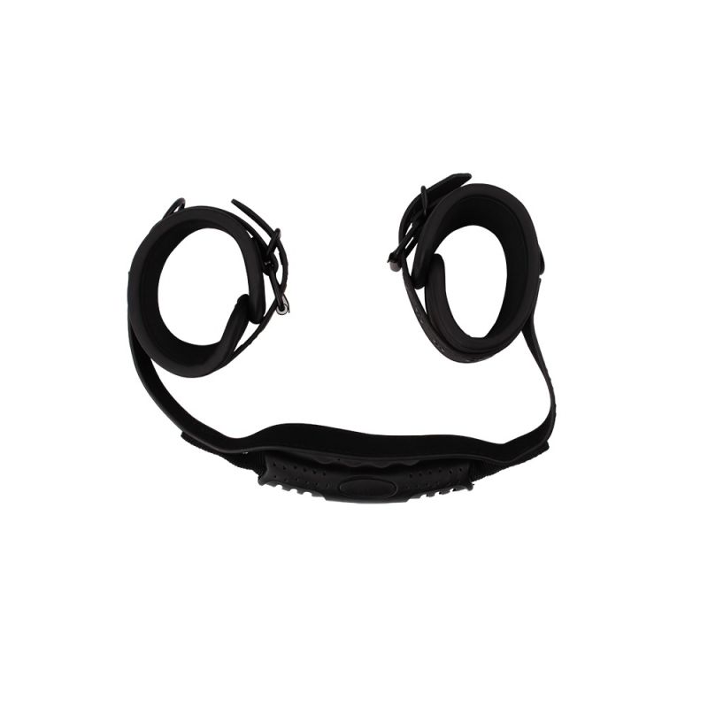 Фиксаторы для рук Chisa Behave! Ignite Your Fantasy Cuffs с держателем, чёрные вид 6