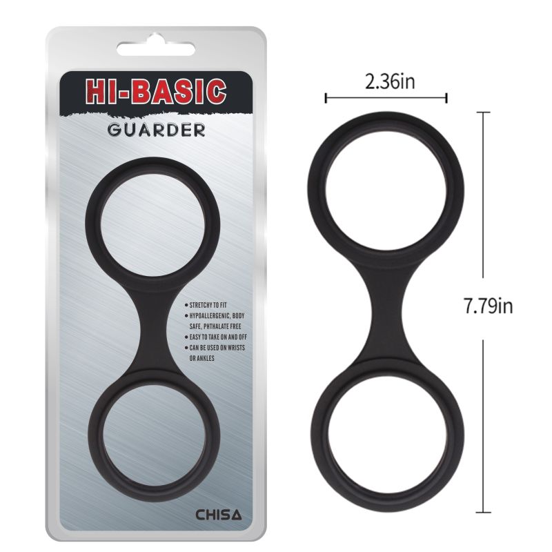 Фиксаторы на руки силиконые Chisa Hi-Basic Guarder, черные вид 6