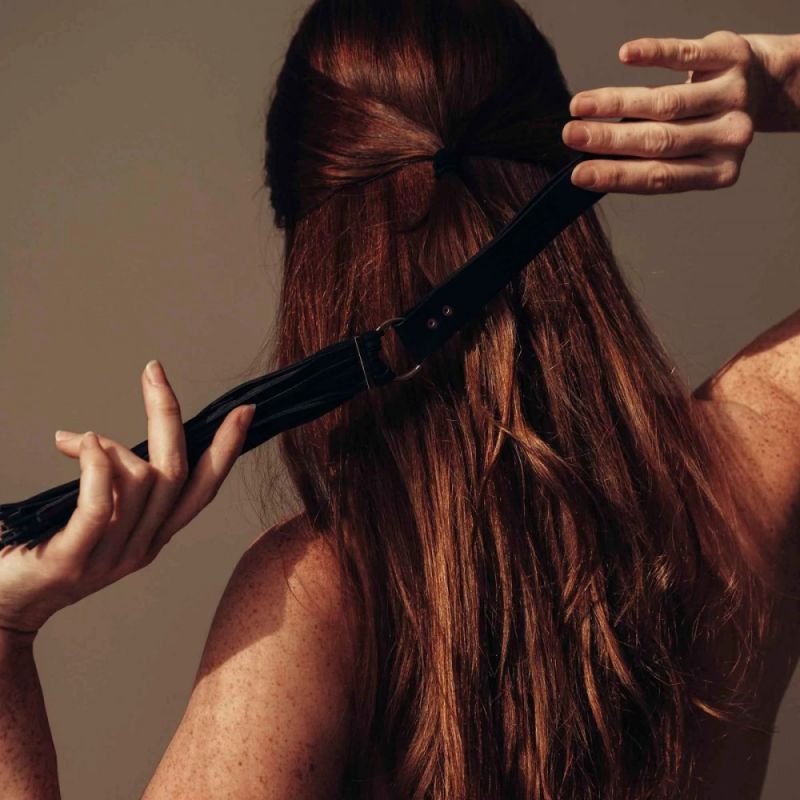 Флогер Bijoux Indiscrets MAZE - Tassel Flogger Black вид 5