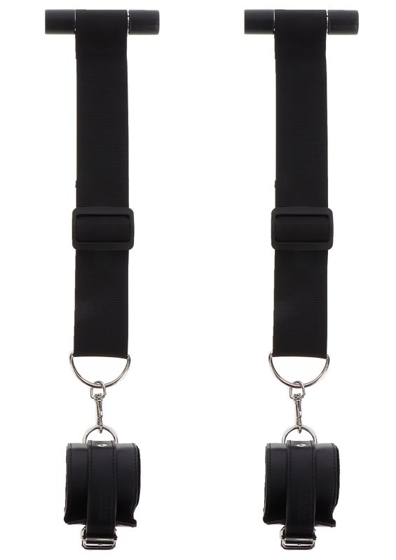 Фиксаторы для рук на дверях Taboom Luxury Bondage Essentials, черные вид 4