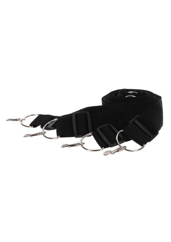 Фіксатори на ліжко з карабінами. чорні Bed Restraints Taboom вид 4