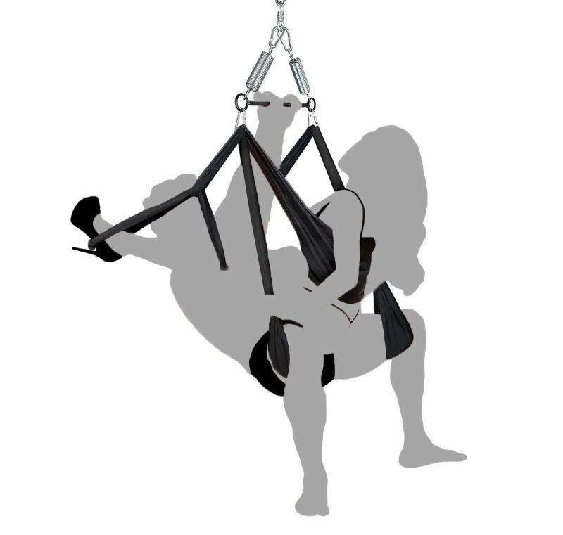 Гойдалки для сексу Whipsmart Bondage Pleasure Swing чорні вид 3