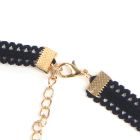 Гартер на ніжку Star Night з підвісками із золотистих ланцюжків та ряду перлин, One Size вид 6