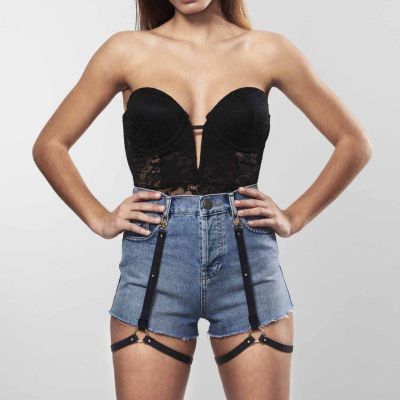Гартери Bijoux MAZE - Shorts Garter Black