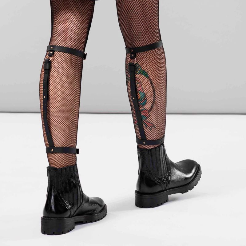 Гартери для гомілок Bijoux Indiscrets Maze Back Leg Garter вид 2