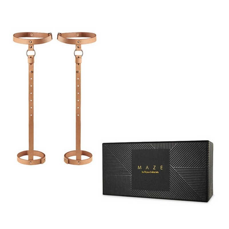 Гартери, що підкреслюють ікри Bijoux Indiscrets MAZE коричневі вид 5