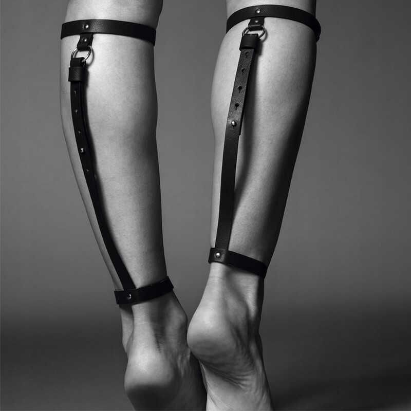 Гартери, що підкреслюють ікри Bijoux Indiscrets MAZE коричневі вид 4