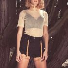 Гартери-шорти на стегна Maze, веганська шкіра, бежеві, One Size вид 5