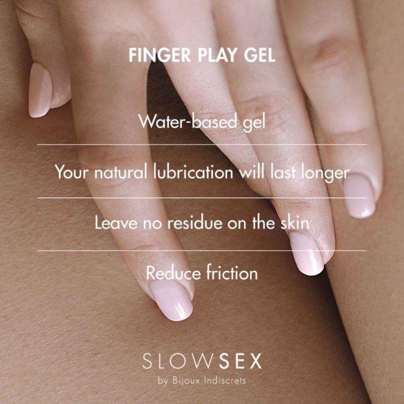 Гель для мастурбації на водній основі FINGER PLAY Slow Sex by Bijoux Indiscrets, 30 мл вид 12