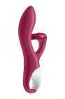 Гнучкий подвійний вібратор SATISFYER EMBRACE ME бордовий вид 5