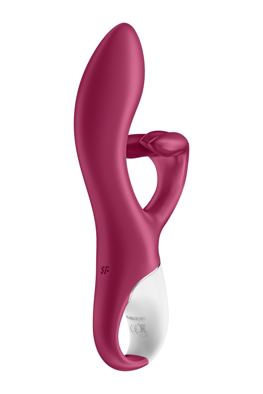 Гнучкий подвійний вібратор SATISFYER EMBRACE ME бордовий вид 5