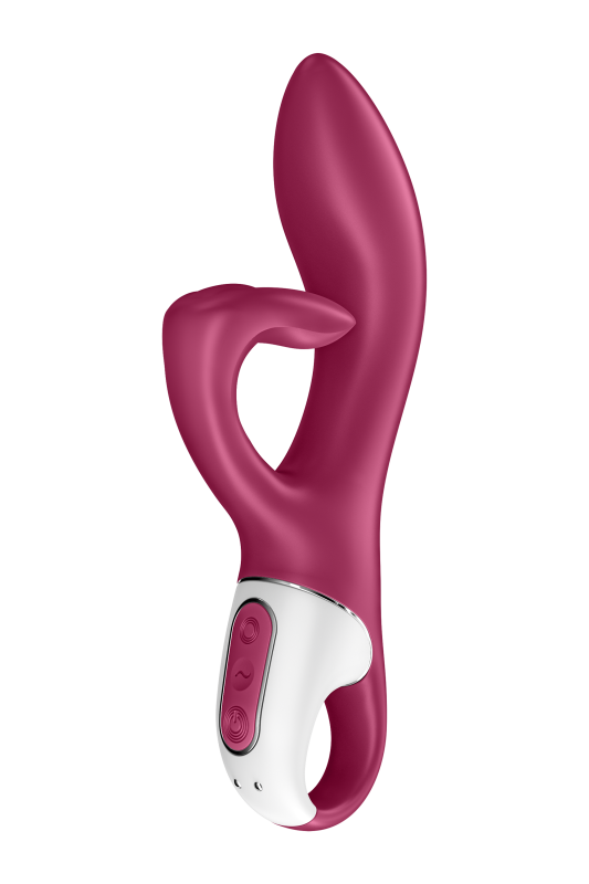 Гнучкий подвійний вібратор SATISFYER EMBRACE ME бордовий вид 2