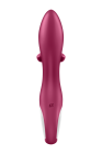 Гнучкий подвійний вібратор SATISFYER EMBRACE ME бордовий вид 7