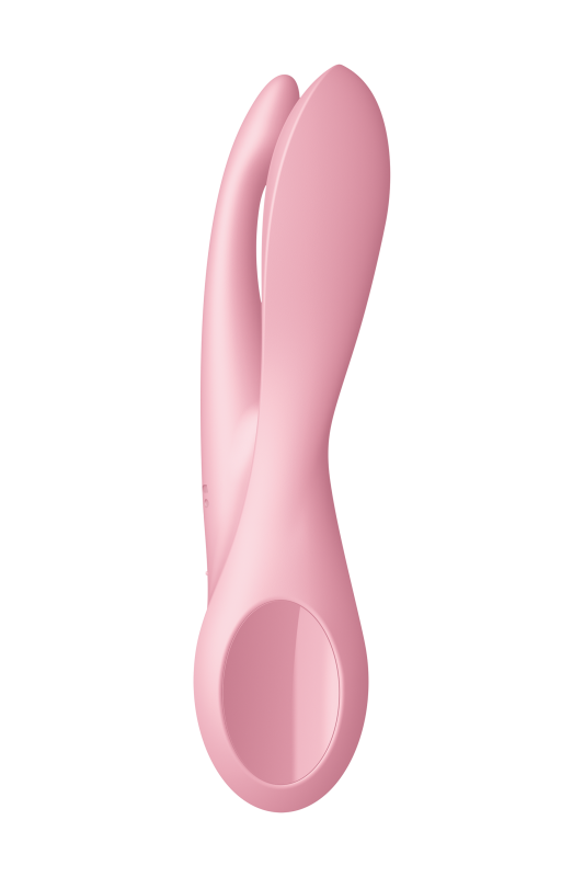 Гнучкий кліторальний вібратор із 3 моторами SATISFYER THREESOME 1 рожевий вид 5