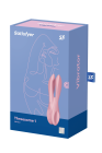 Гнучкий кліторальний вібратор із 3 моторами SATISFYER THREESOME 1 рожевий вид 7