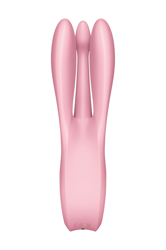 Гнучкий кліторальний вібратор із 3 моторами SATISFYER THREESOME 1 рожевий вид 3
