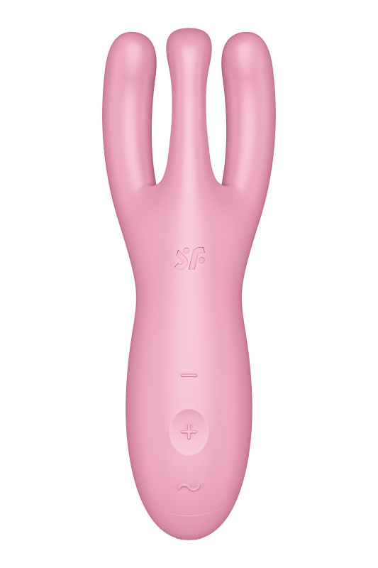 Гнучкий смарт-вібратор Satisfyer Threesome 4 Connect App рожевий вид 10