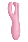 Гнучкий смарт-вібратор Satisfyer Threesome 4 Connect App рожевий вид 9