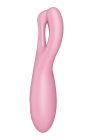 Гнучкий смарт-вібратор Satisfyer Threesome 4 Connect App рожевий вид 4