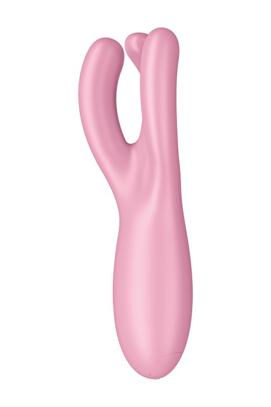 Гнучкий смарт-вібратор Satisfyer Threesome 4 Connect App рожевий вид 7