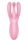 Гнучкий смарт-вібратор Satisfyer Threesome 4 Connect App рожевий вид 6