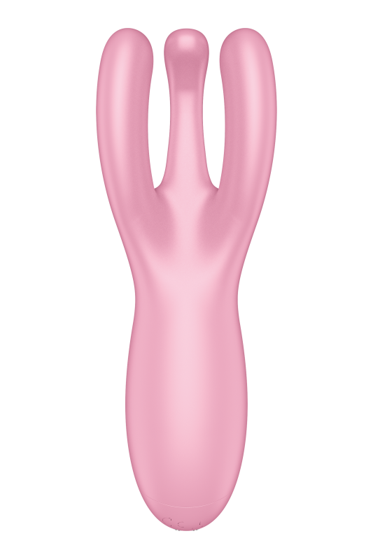 Гнучкий смарт-вібратор Satisfyer Threesome 4 Connect App рожевий вид 6