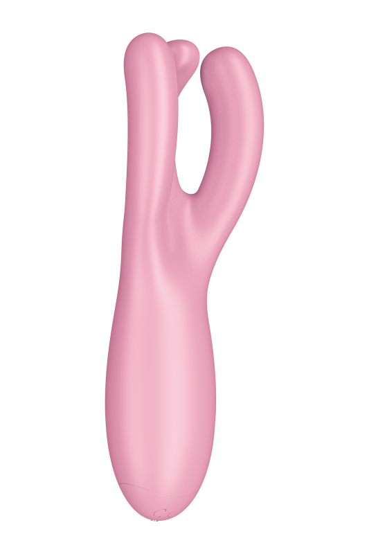 Гнучкий смарт-вібратор Satisfyer Threesome 4 Connect App рожевий вид 5