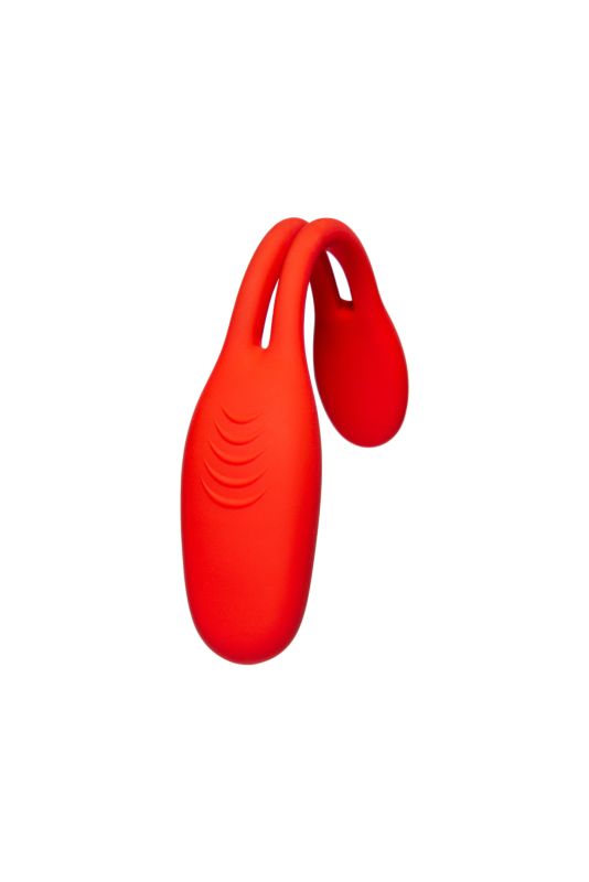Гибкий вибратор для пар Every Night Toys Flexible с двумя моторчиками, красный вид 4