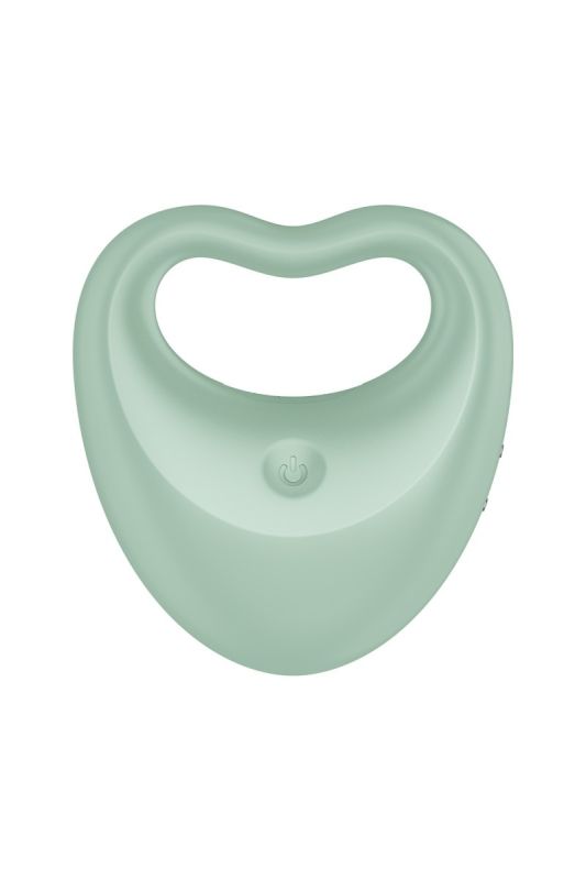 Гібридний вібратор Satisfyer Perfect Pair 3 (ерекційне кільце, вібратор на палець) у формі Серця вид 3