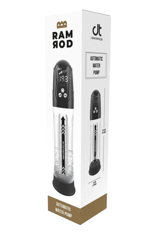 Гидронасос для члена Dreamtoys Ramrod автоматический, прозрачный вид 2