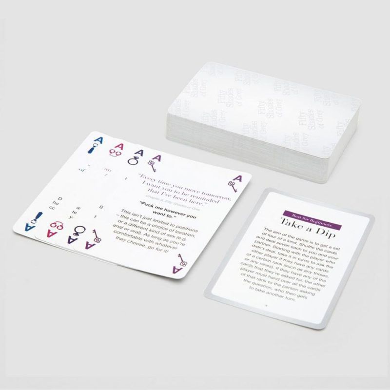 Гральні карти Fifty Shades Of Grey Play Nice Talk Dirty для прелюдії, 52 карти вид 3